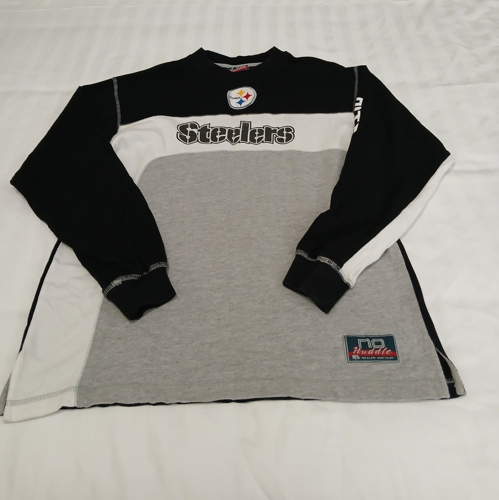 Pittsburgh Steelers Graphic Print NFL Pullover Sweatshirt Men's Medium